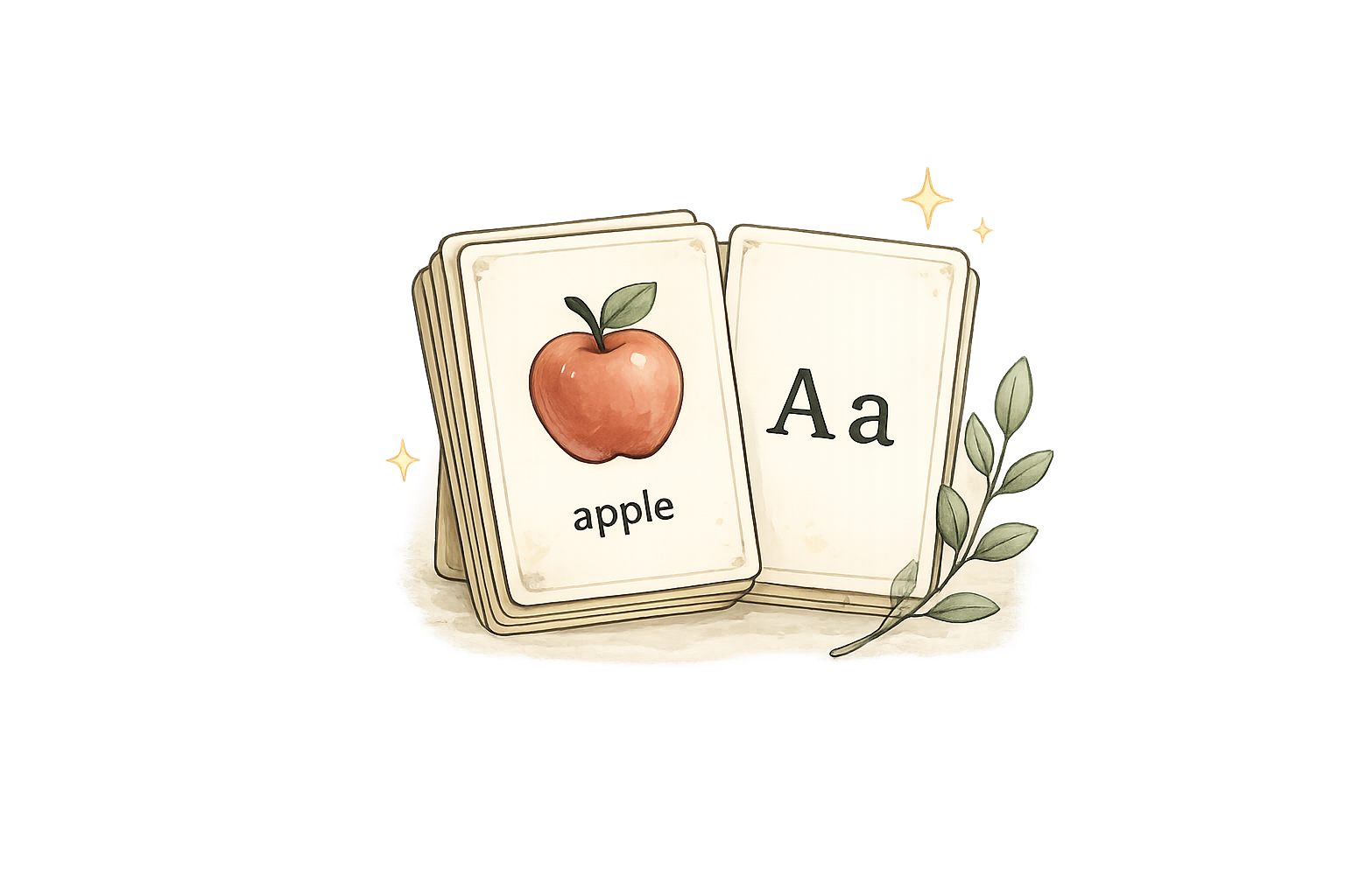 Flashcards illustration
