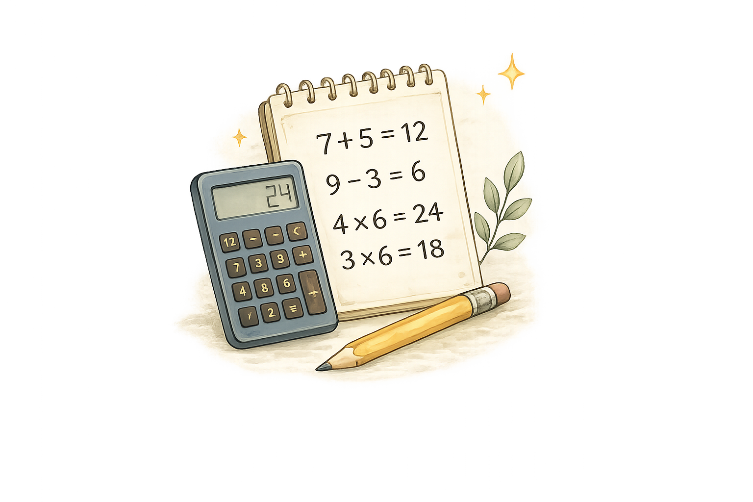 Math Facts illustration