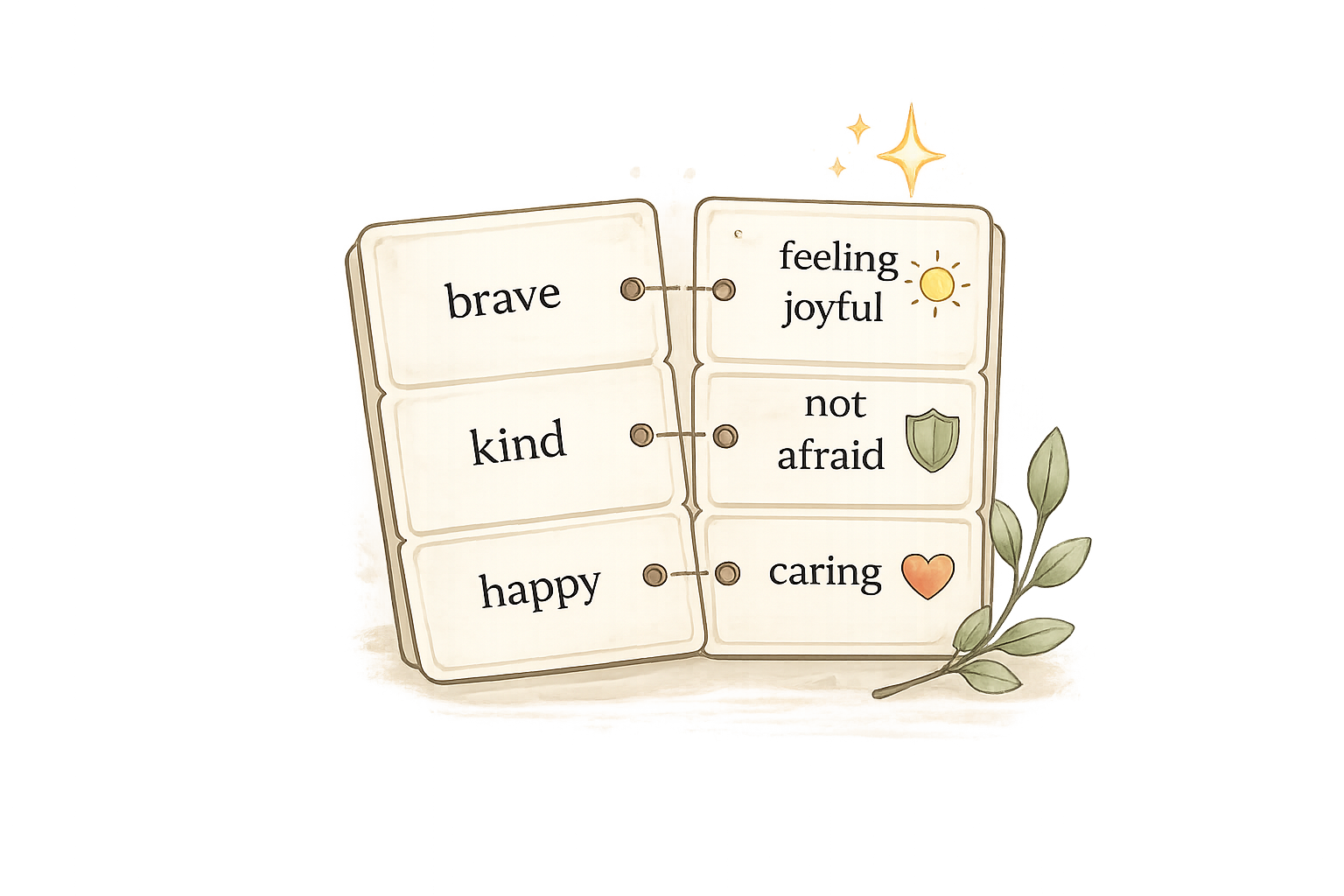 Vocabulary Matching Illustration